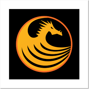 Doc Labs - Dragon Airways - (Orange) Posters and Art